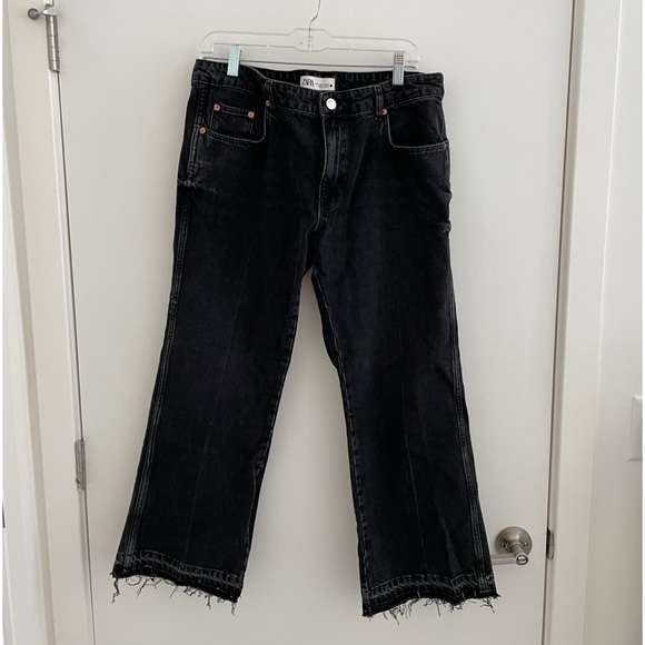 Zara The Ness Cropped Flare Jeans - Picture 5 of 7